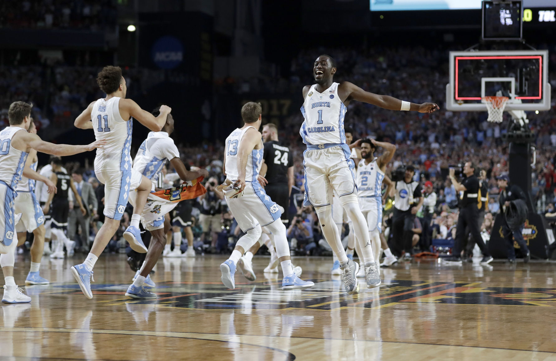 APTOPIX Final Four Gonzaga North Carolina Basketball
